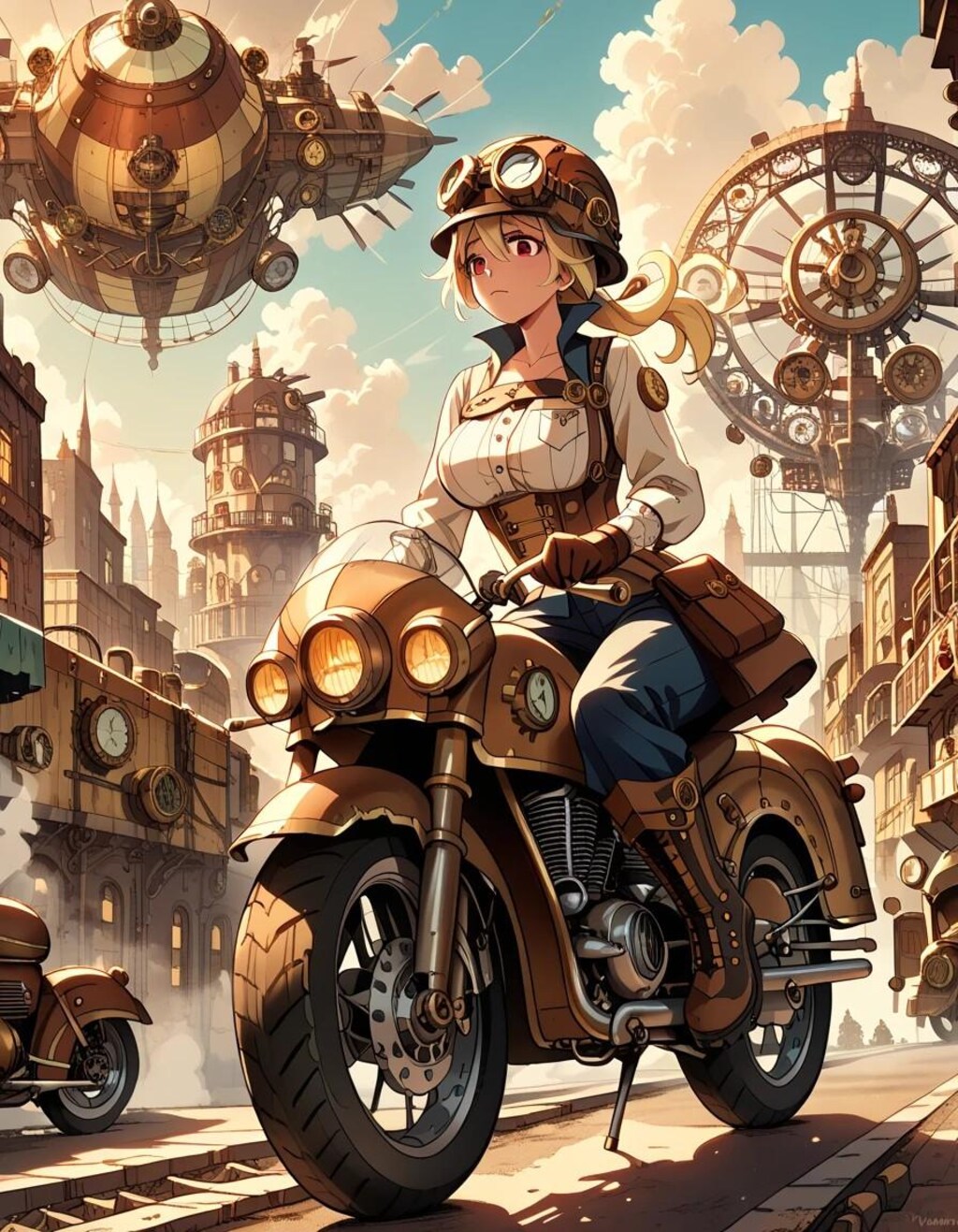 スチームパンク少女