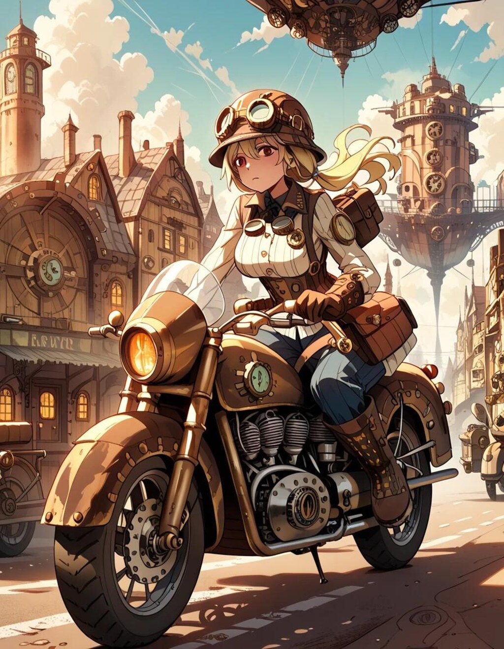 スチームパンク少女