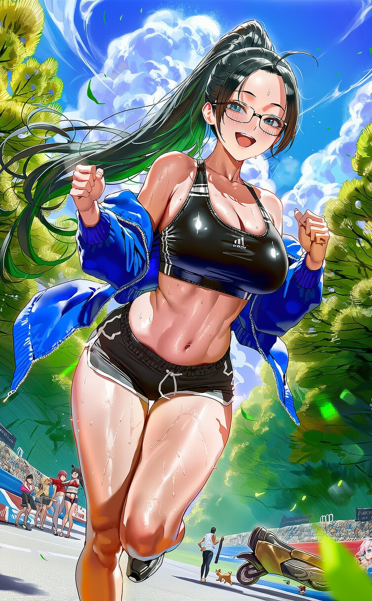 ママと一緒に走ろーよ！👟♥️🐶