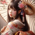 振り返り美人 2枚目