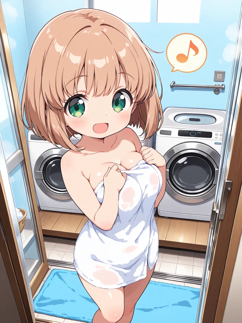 こはるちゃんのお風呂タイム