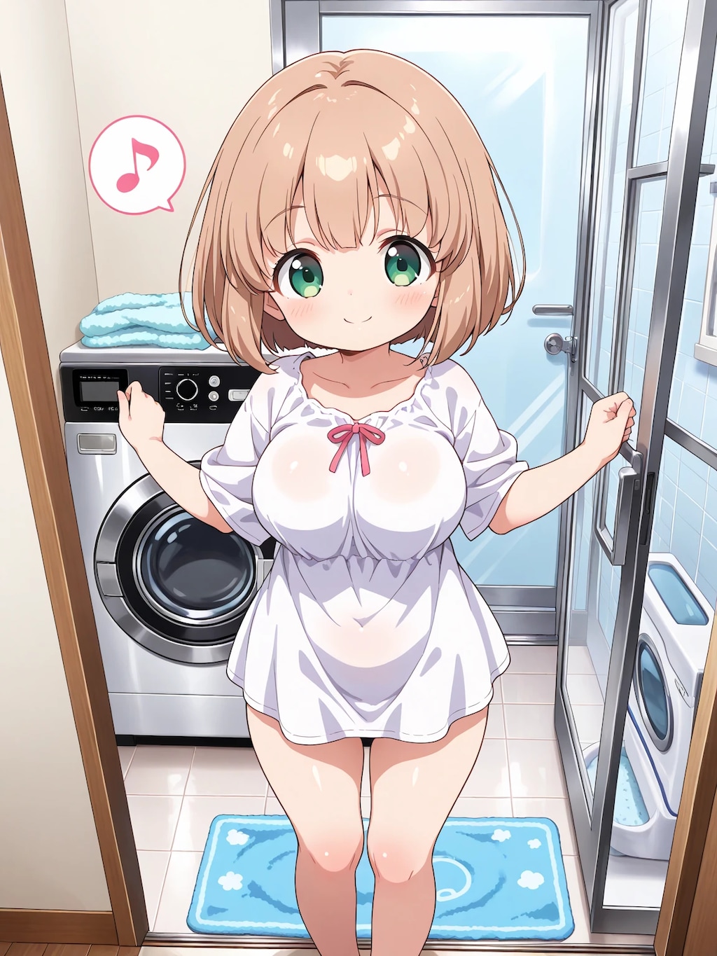 こはるちゃんのお風呂タイム
