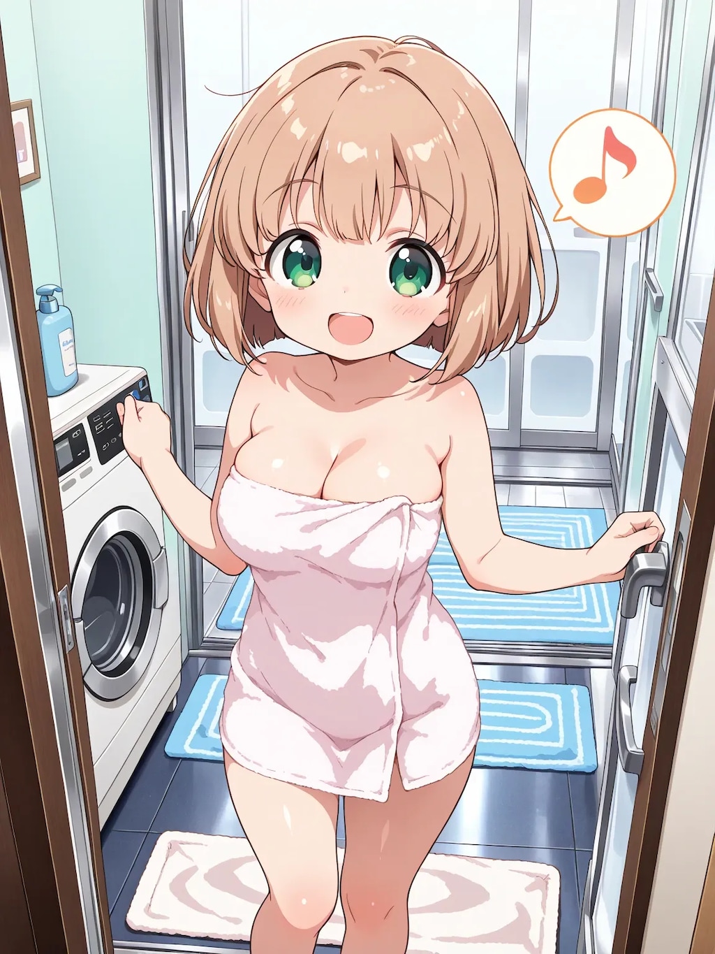 こはるちゃんのお風呂タイム