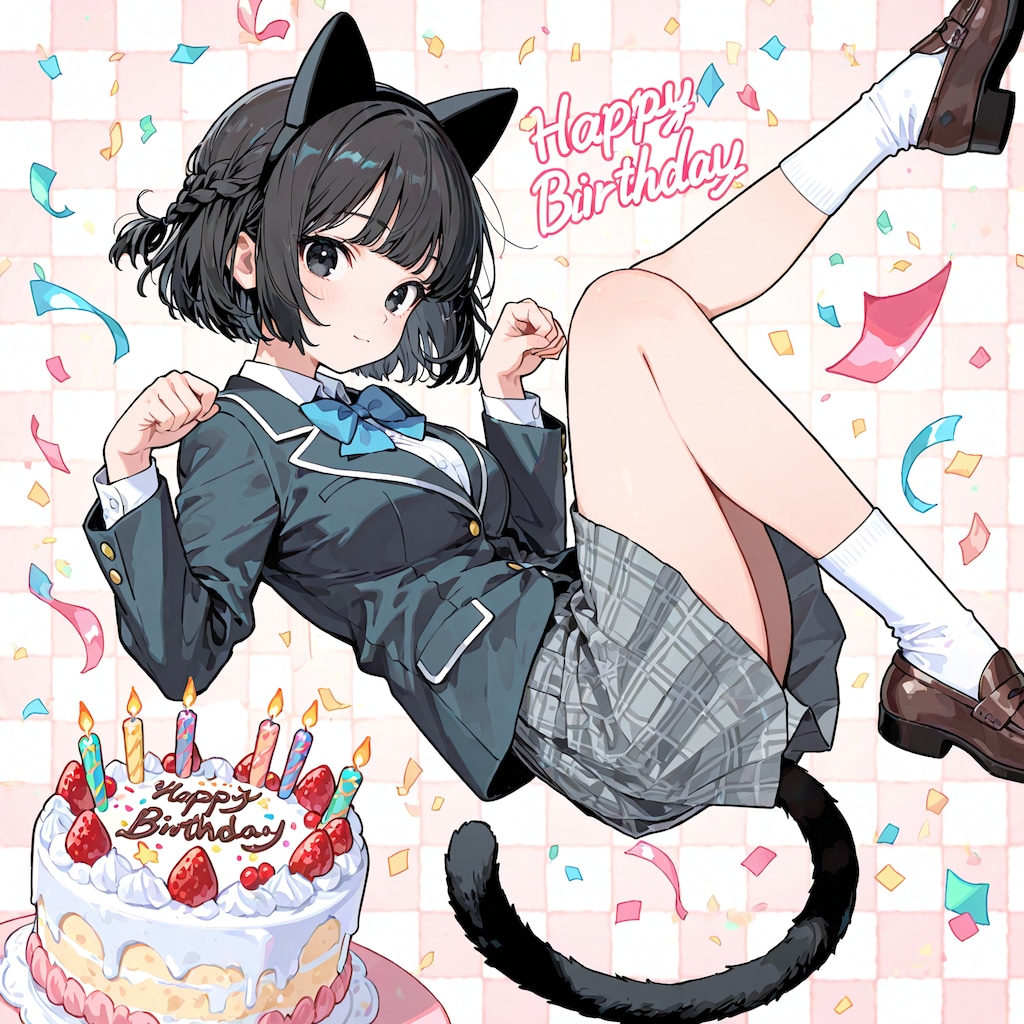 凜猫ちゃん誕生日FA