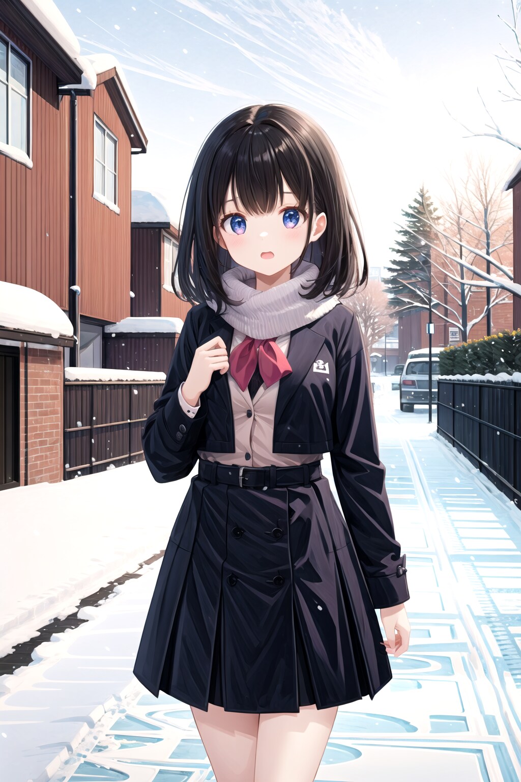 雪日の通学路（FROST）