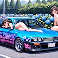 紫陽花痛車♡ 3枚目