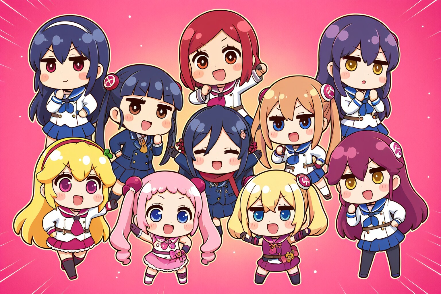 意図せぬわちゃわちゃで困惑です | の人気AIイラスト・グラビア