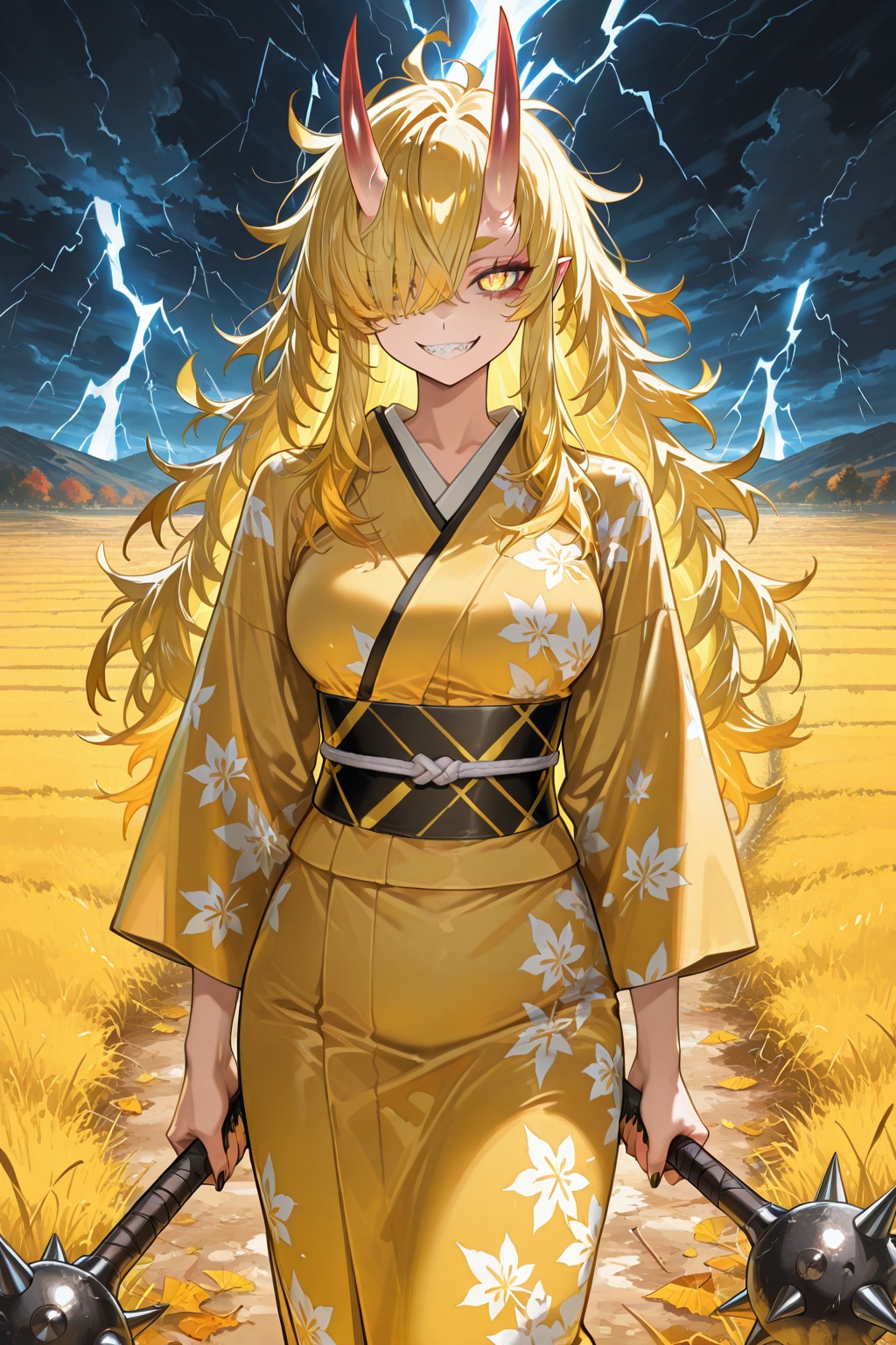 稲妻の擬人化