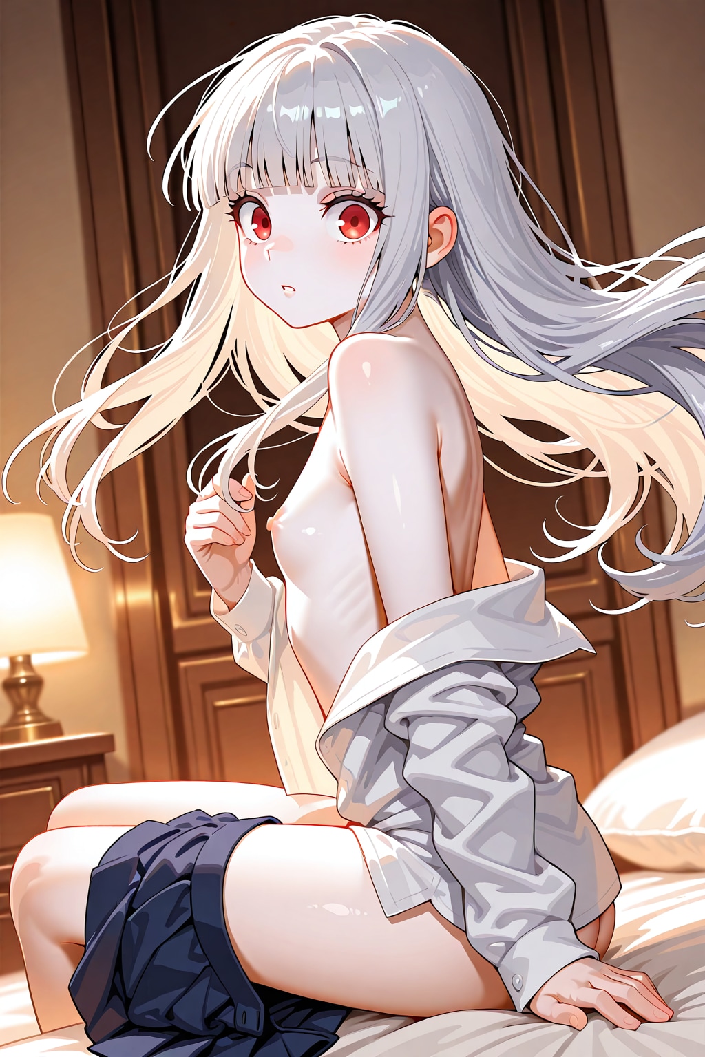 変態めっ！半脱ぎが興奮するのか？！