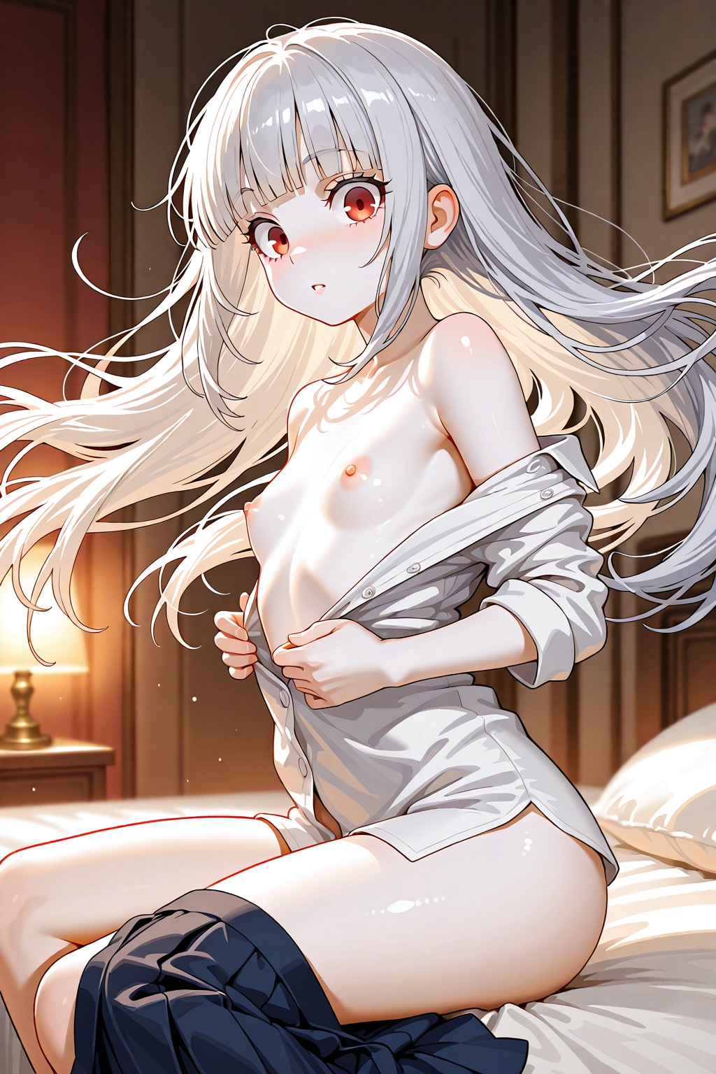 変態めっ！半脱ぎが興奮するのか？！