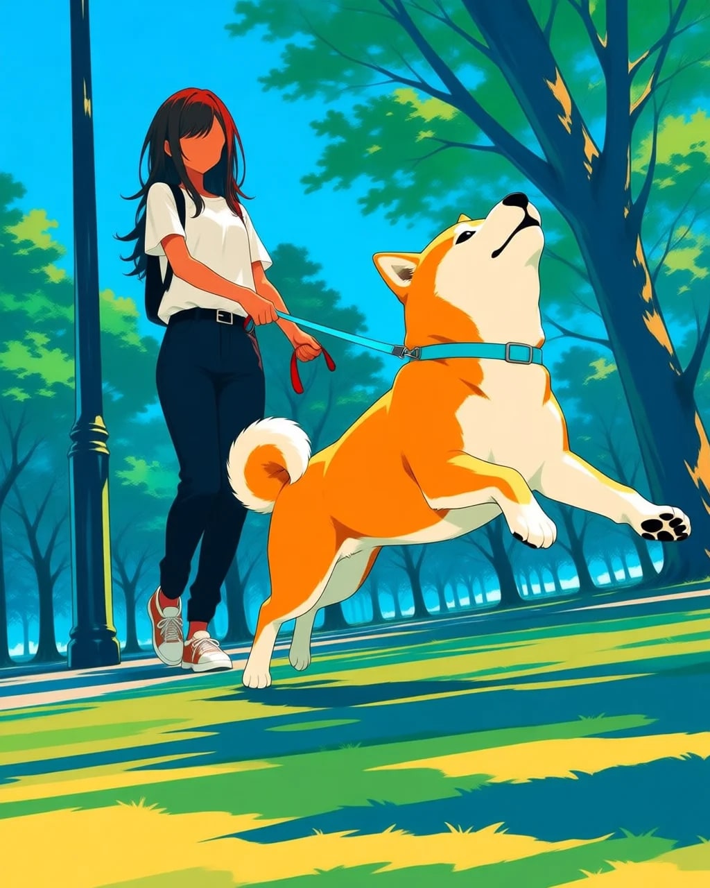 犬の散歩