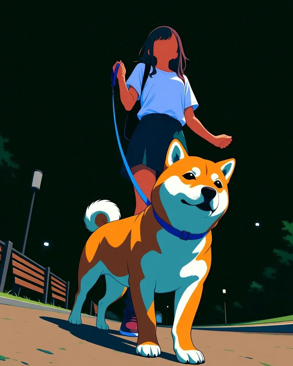 犬の散歩