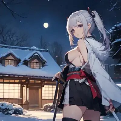 雪原の忍び・白