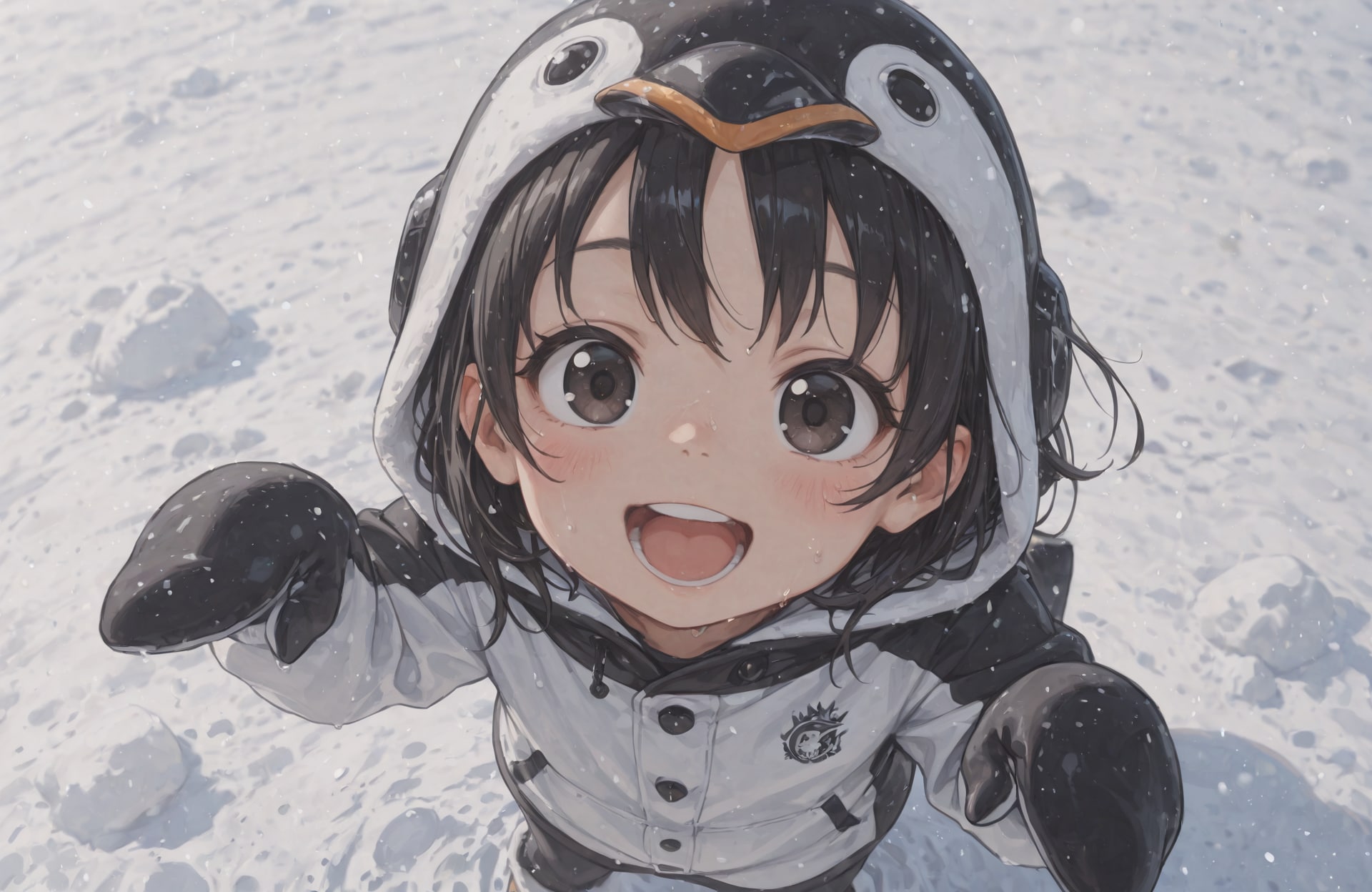 ペンギンのきぐるみ | の人気AIイラスト・グラビア