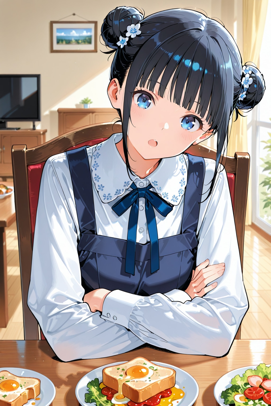 おだんごちゃん🍡✨と朝ごはん🍚✨　4/22