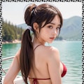 巨乳ツインテ―ル・フェラ　 Big breasts twin tails blowjob 4枚目