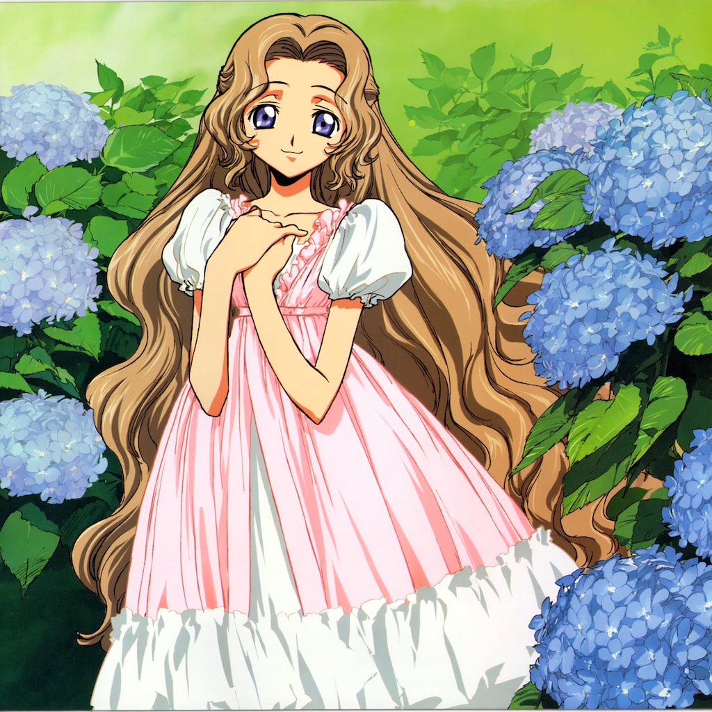 紫陽花とナナリー