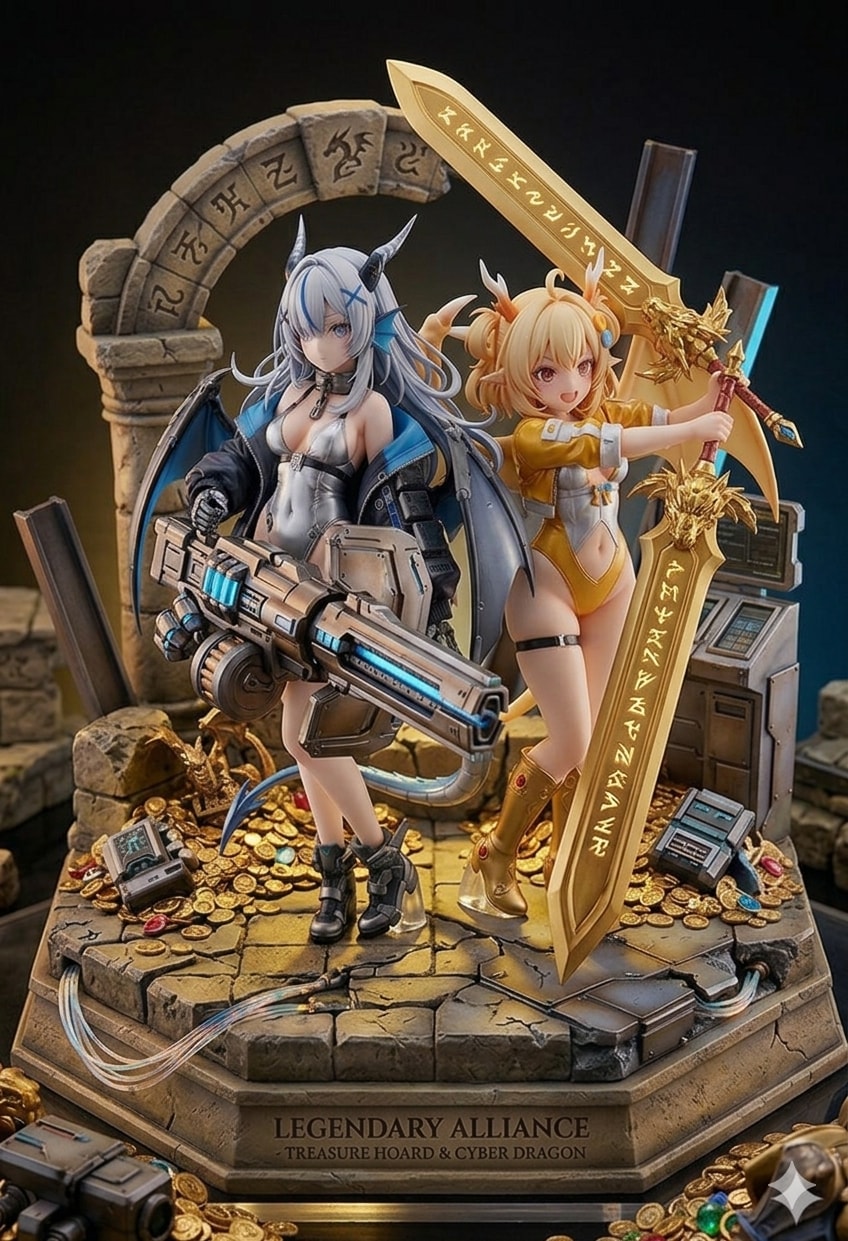 ドラゴン娘ちゃんフィギュア７