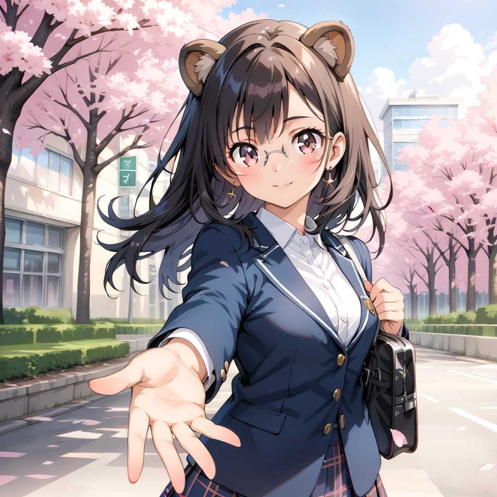 優しい上級生の狸耳さん！