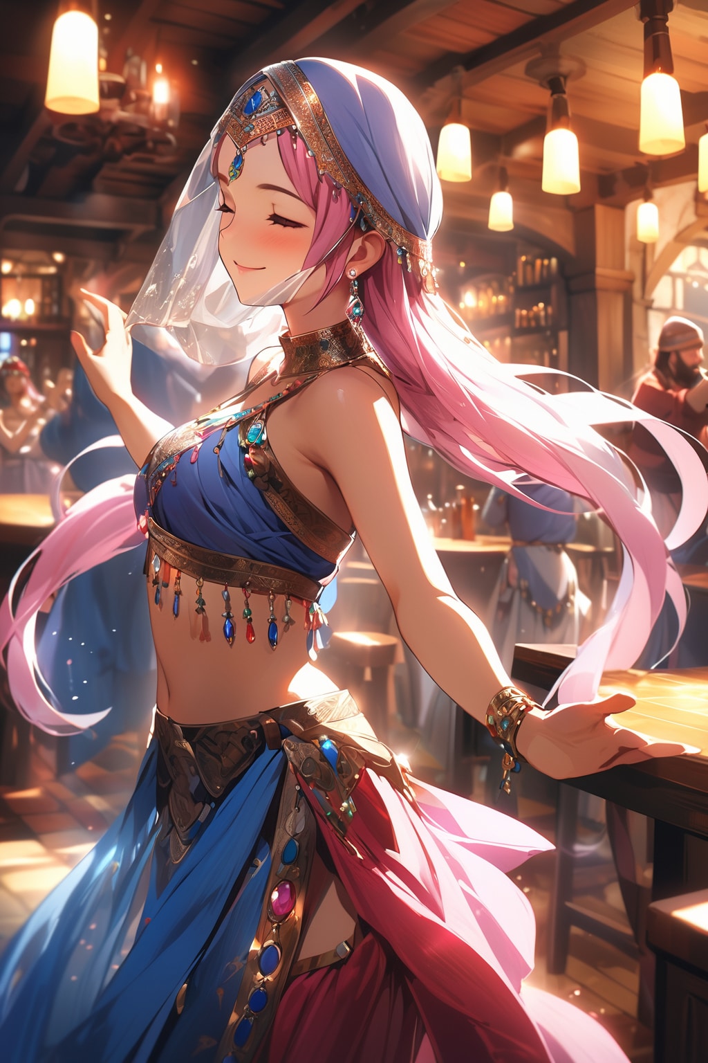 酒場の踊り子さん