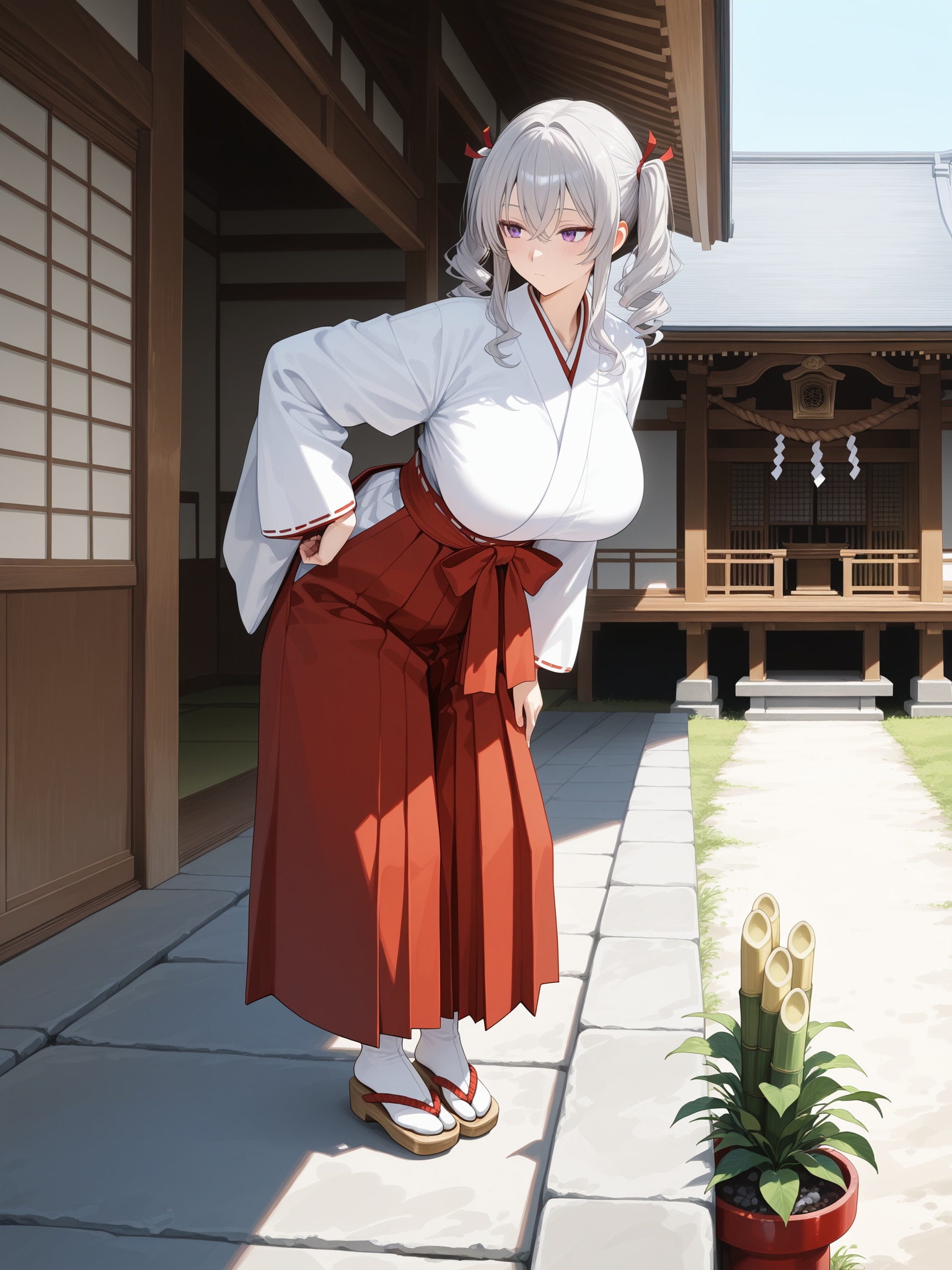 清浄なる初春の巫女① | の人気AIイラスト・グラビア