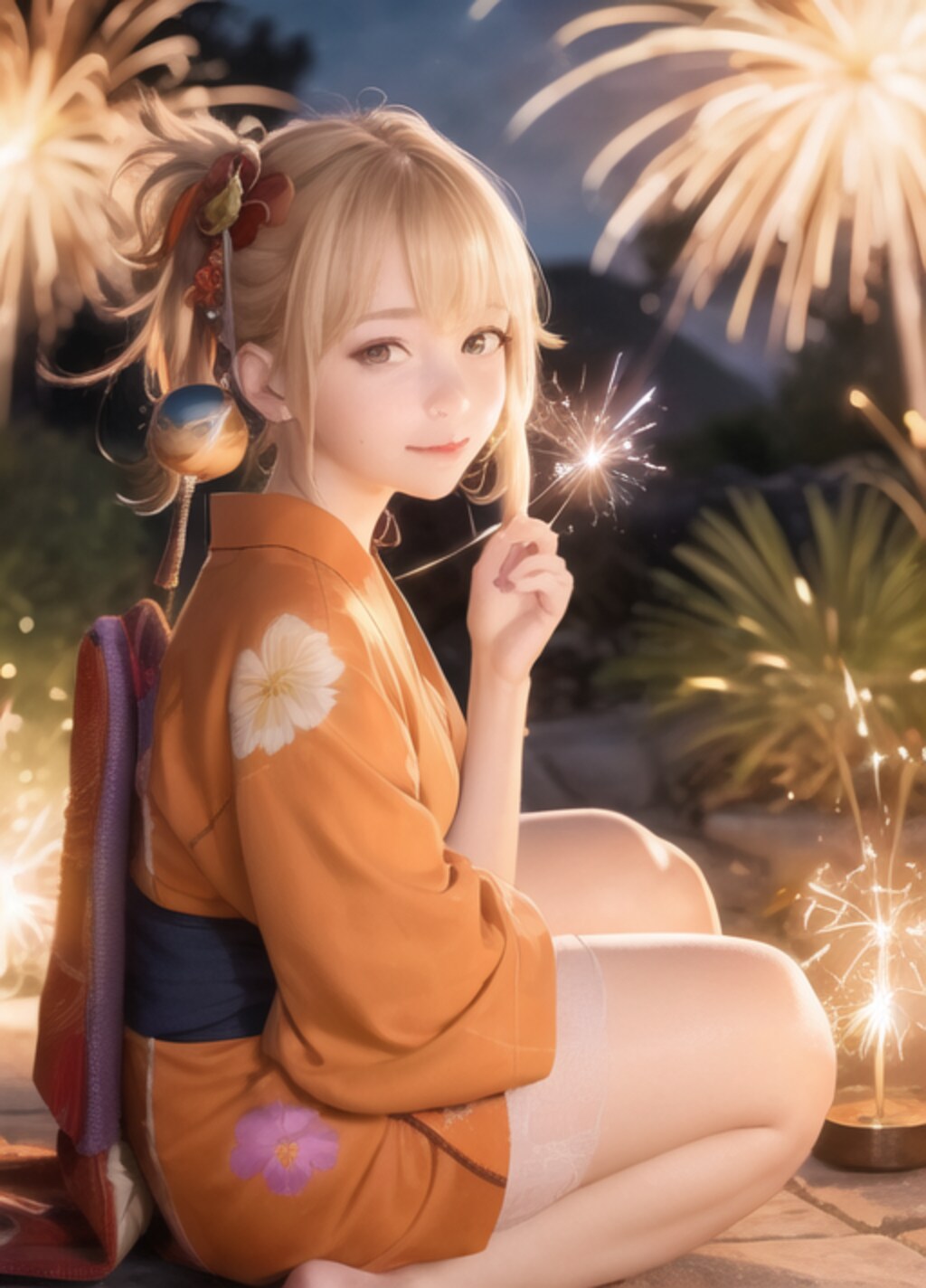 宵宮と花火デート