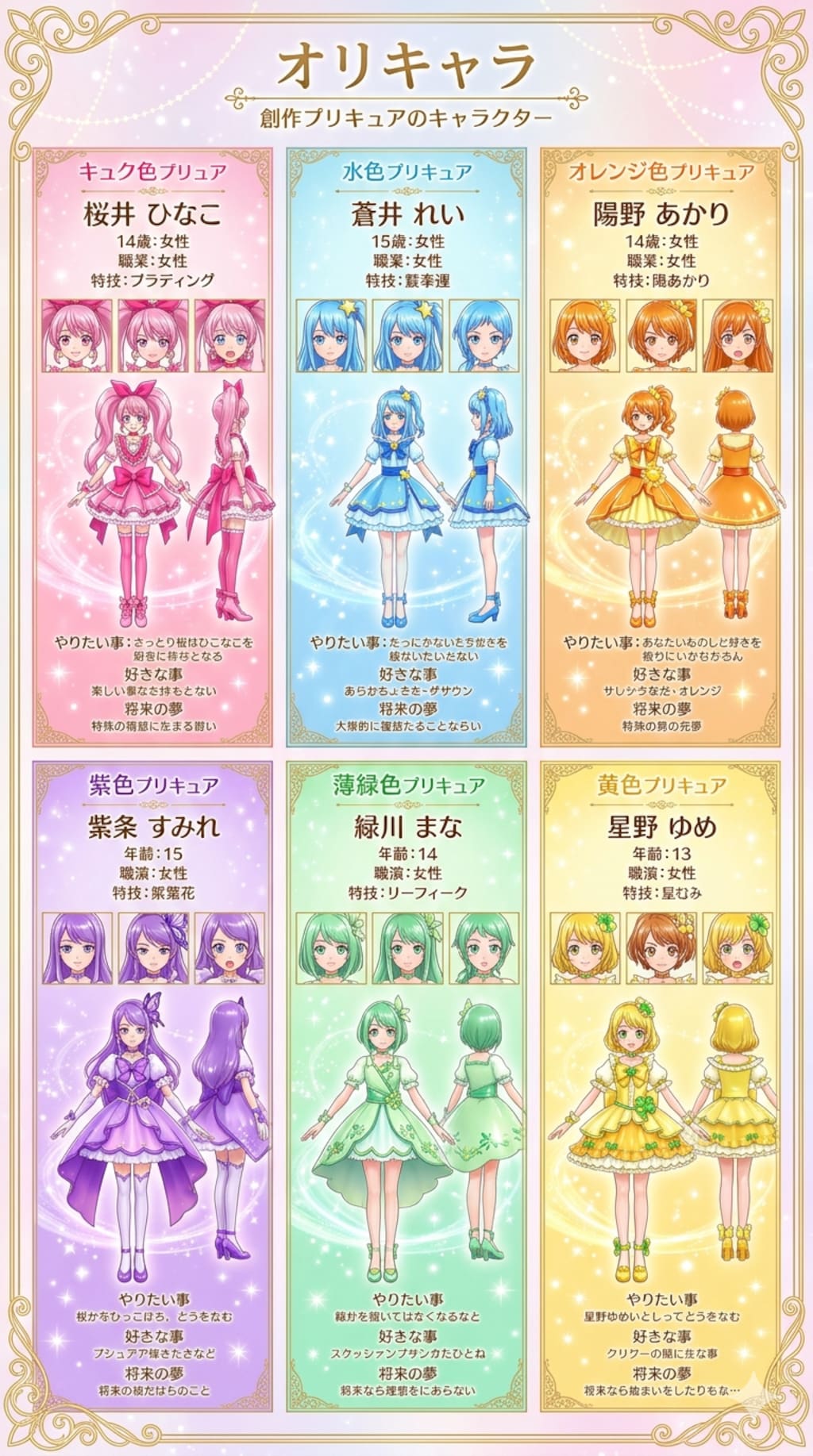 オリキャラ　プリキュア風