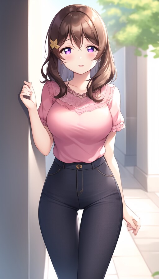 着衣の女の子