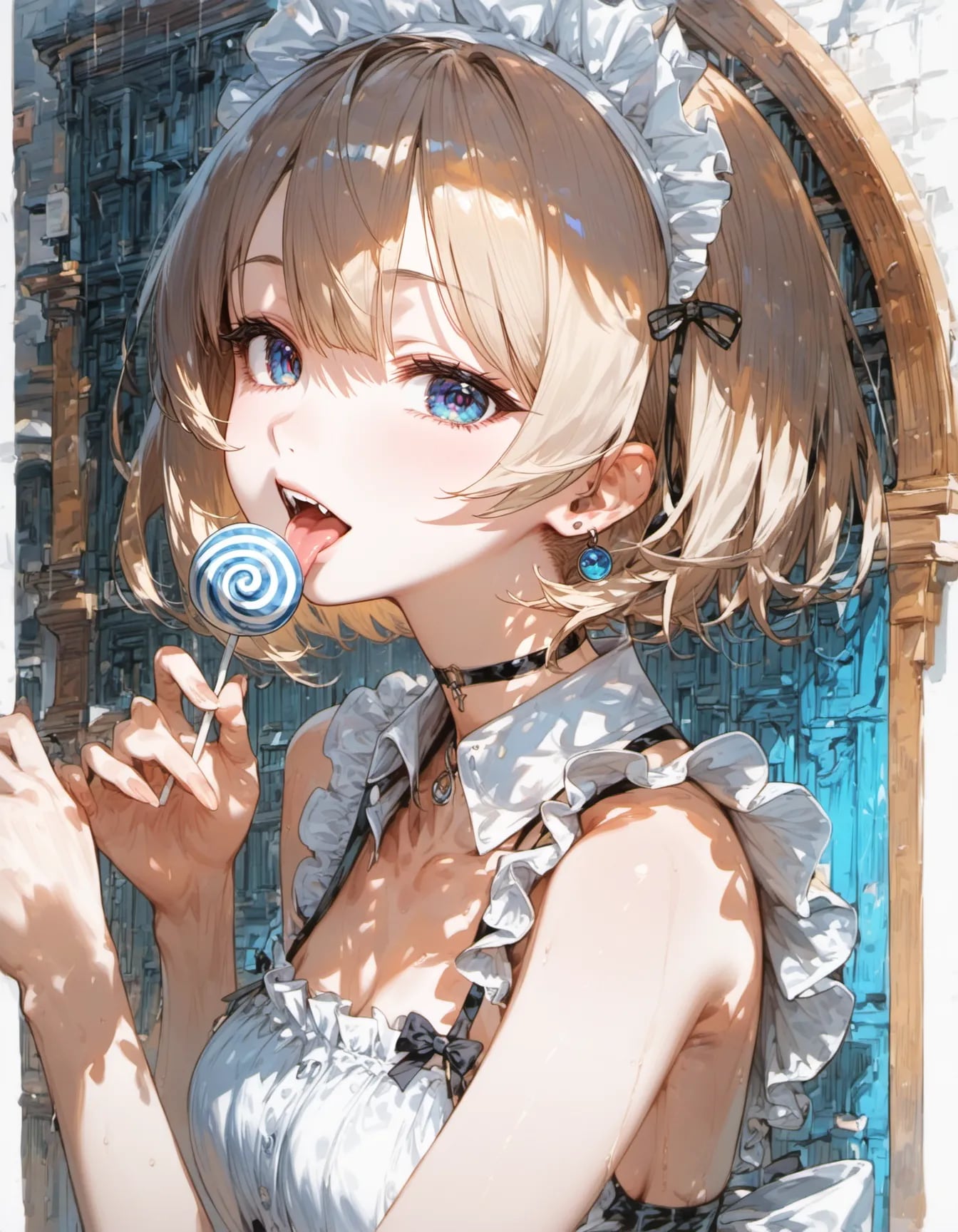 Sweet Mischief in the Alley | の人気AIイラスト・グラビア