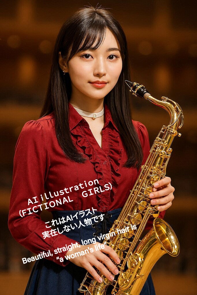 サックス演奏が趣味のお姉さん