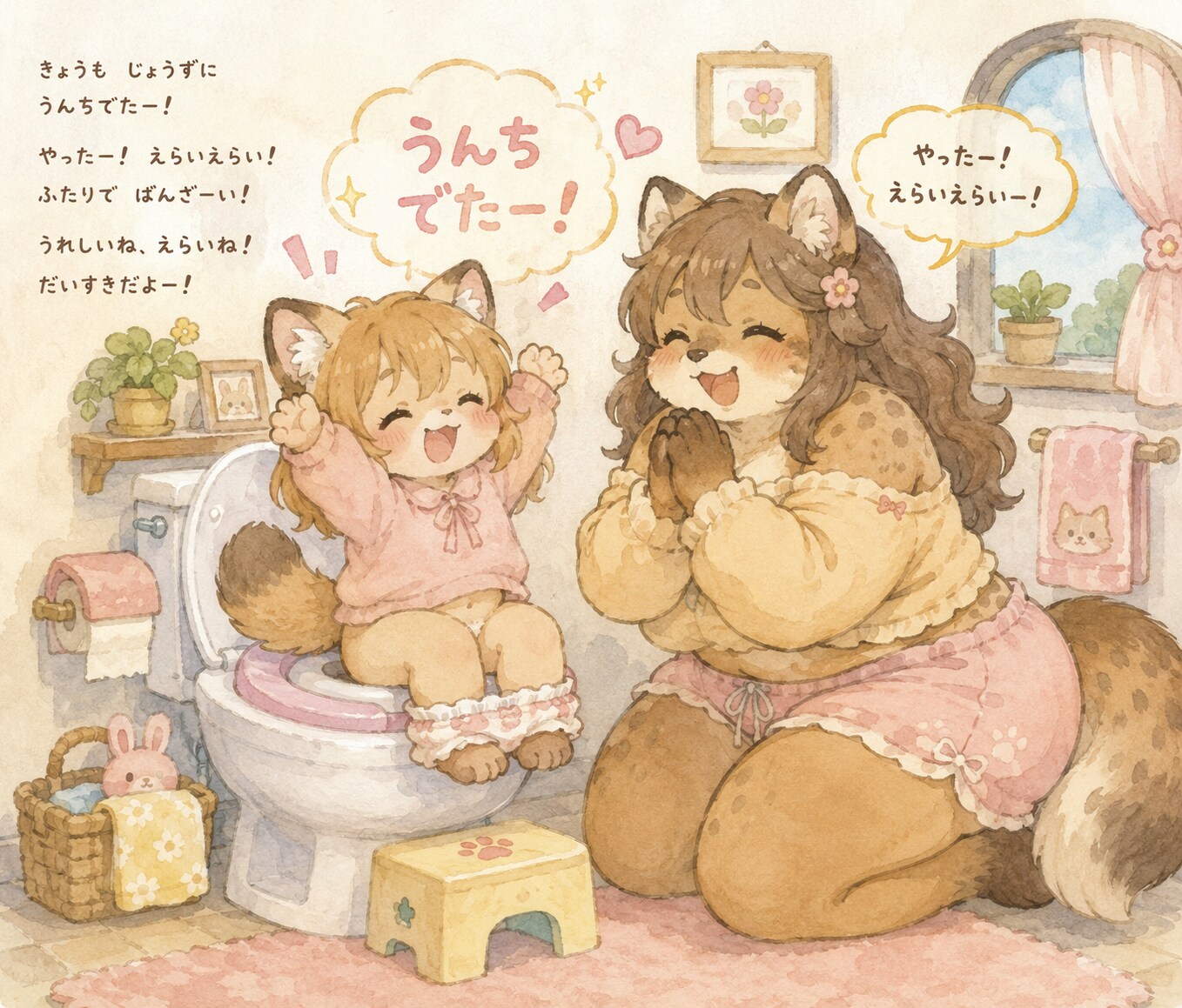 けものおねえさんといっしょにうんち