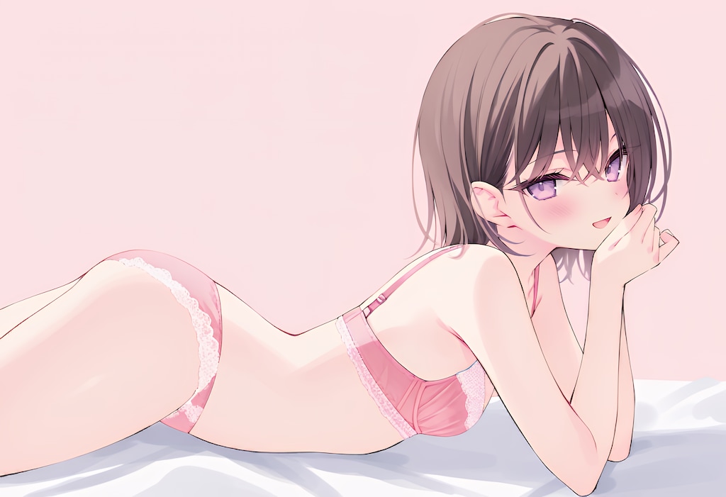 ピンクなモデル