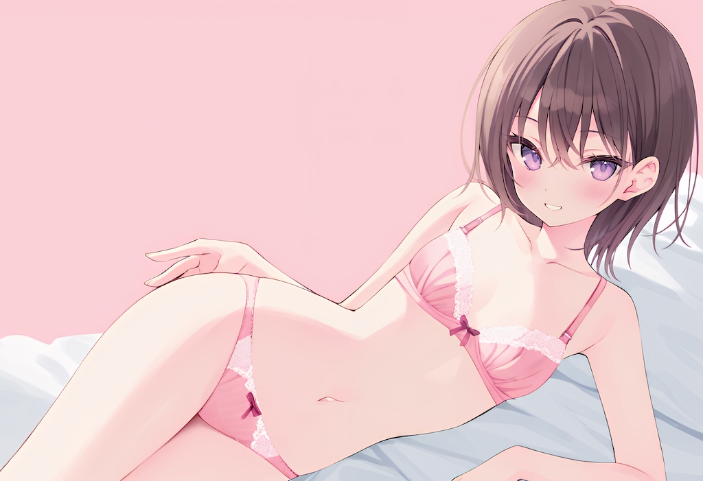 ピンクなモデル