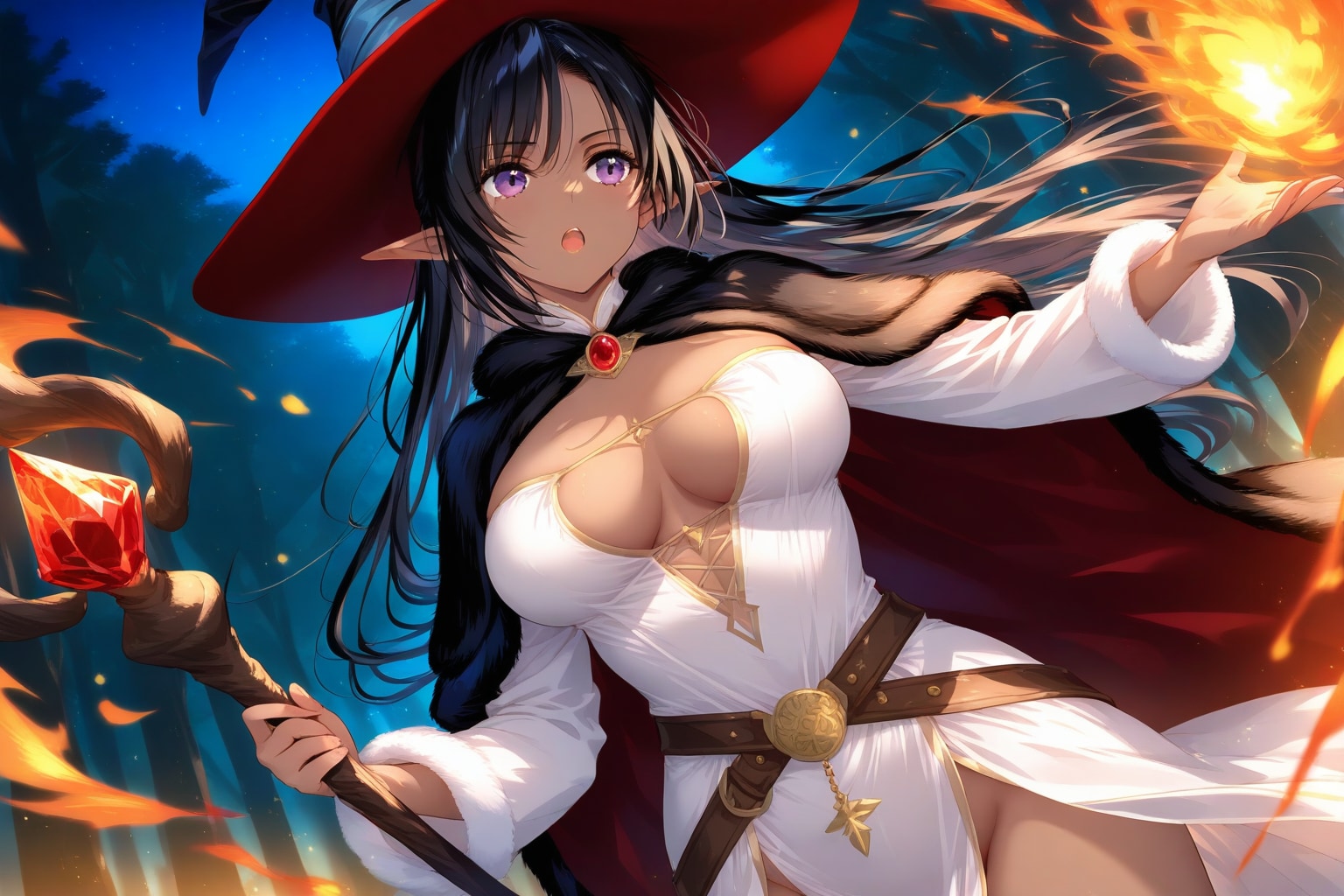 魔導士ダークエルフさん(WAVE)