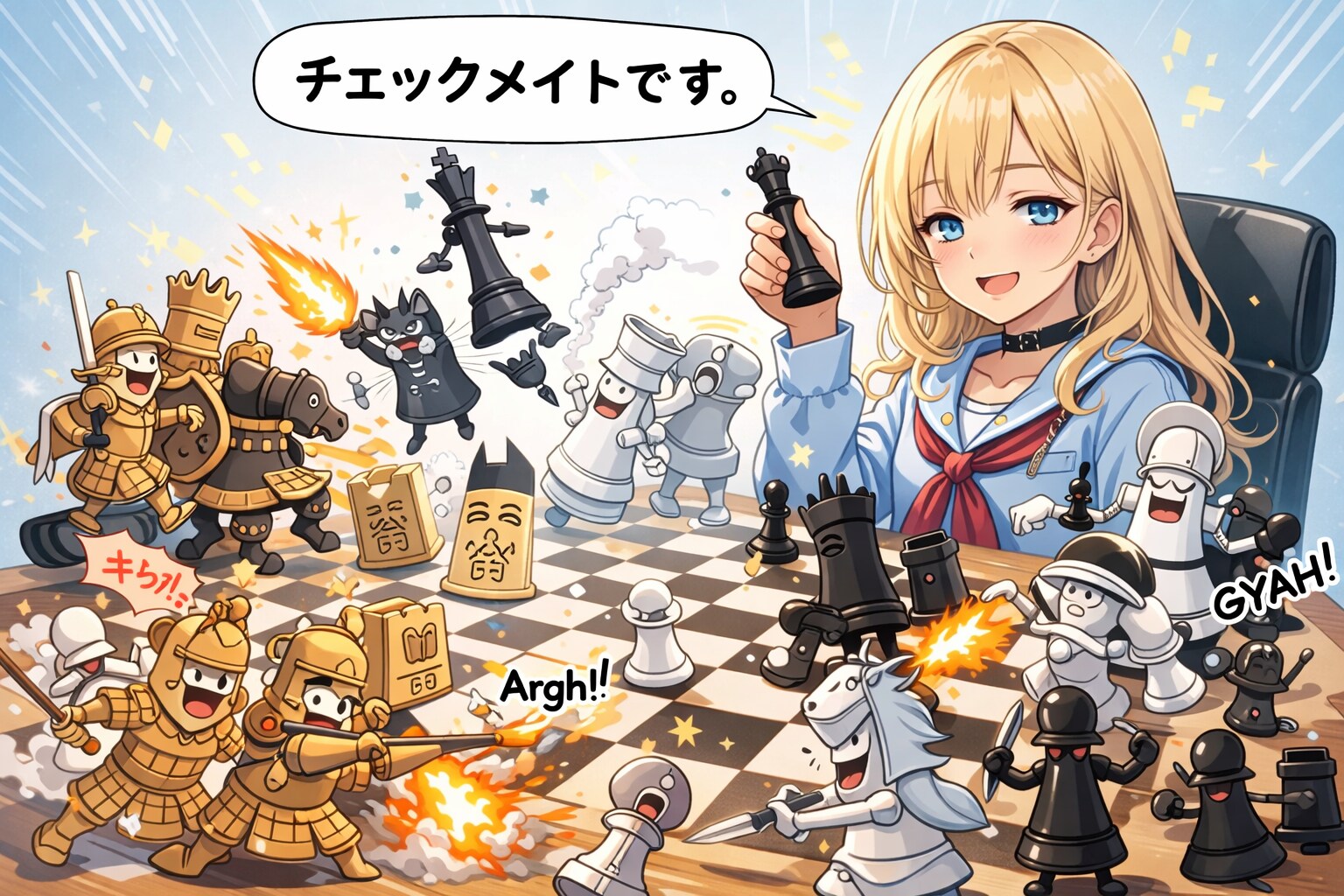 チェックメイトです。