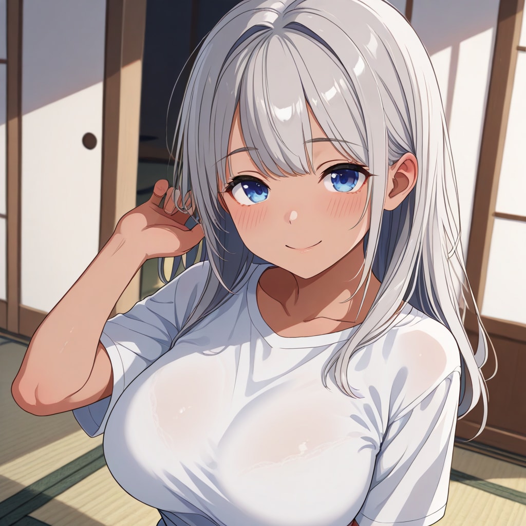 異国の義姉に家の中を案内した