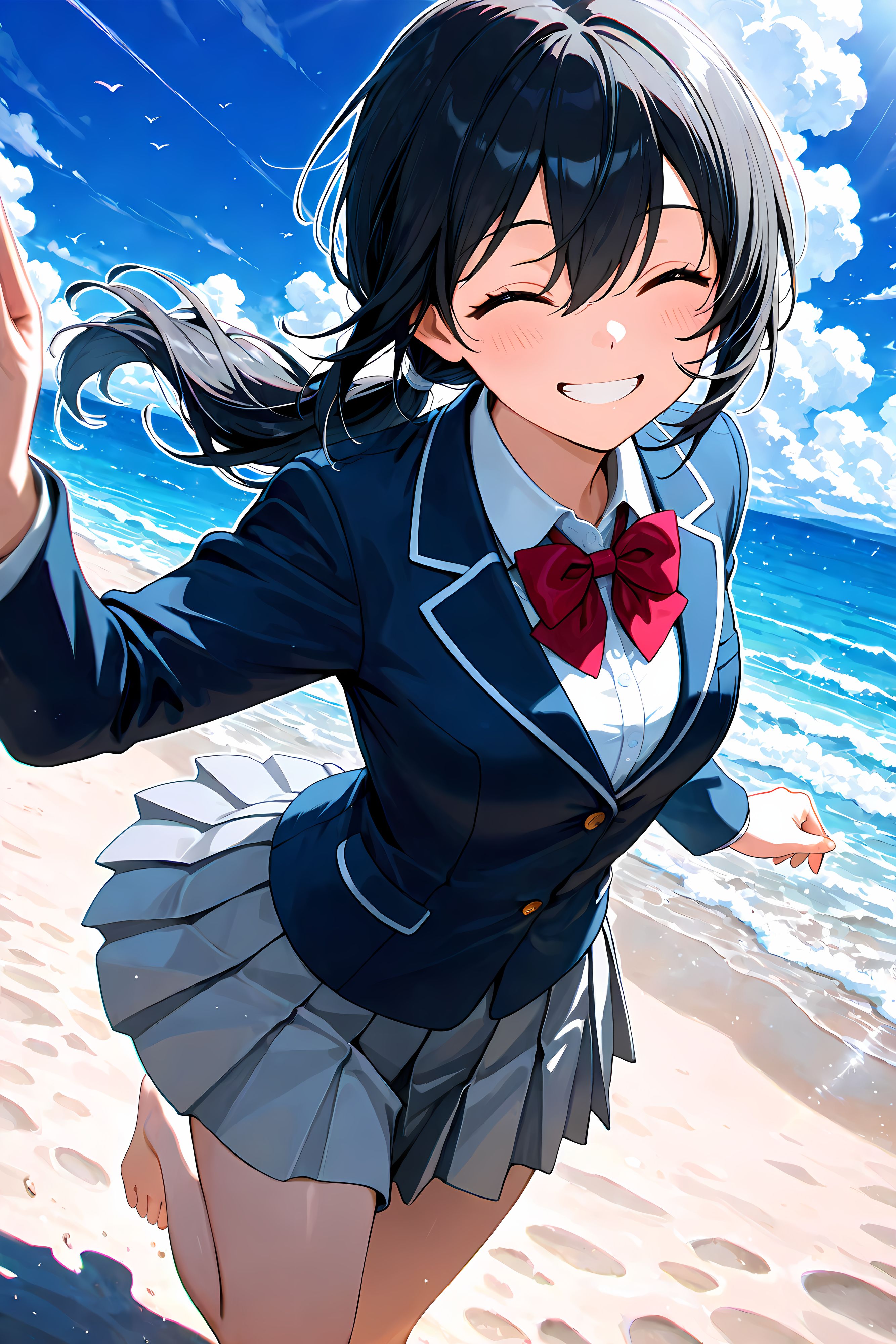 お誕生日FA『競水輝』さん | の人気AIイラスト・グラビア