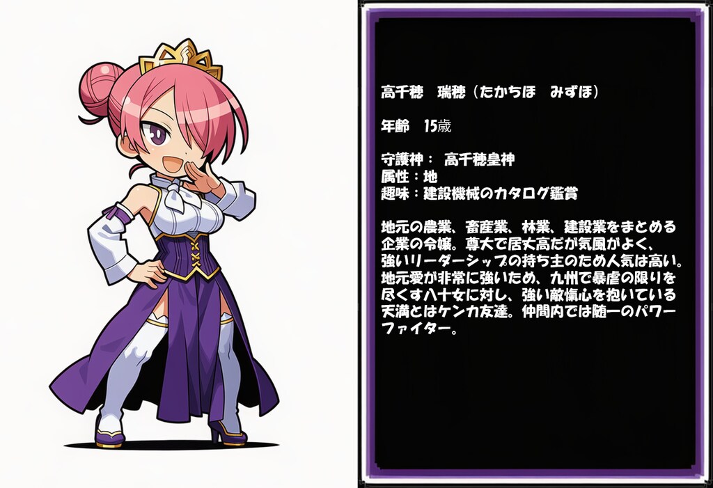 高千穂瑞穂　キャラ紹介