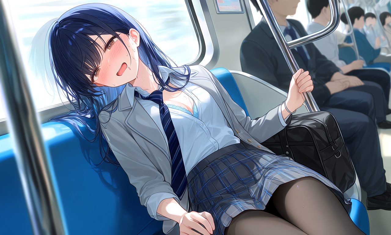 電車で何かに耐える⑫耐えた後