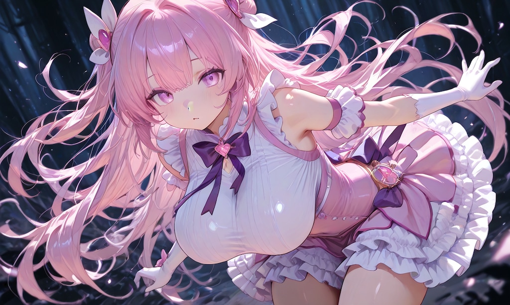 強調された魔法少女