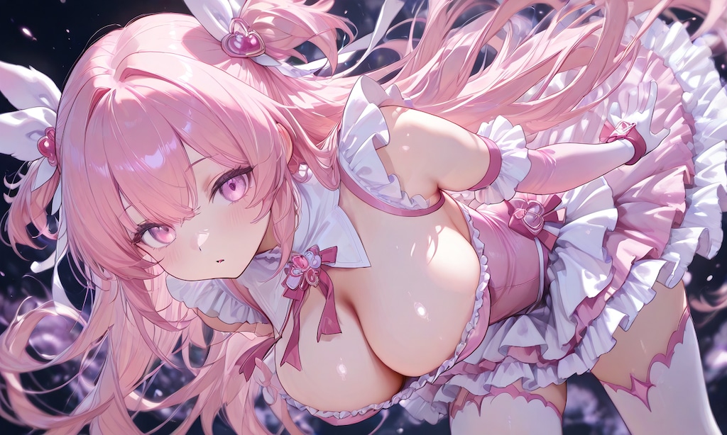 強調された魔法少女