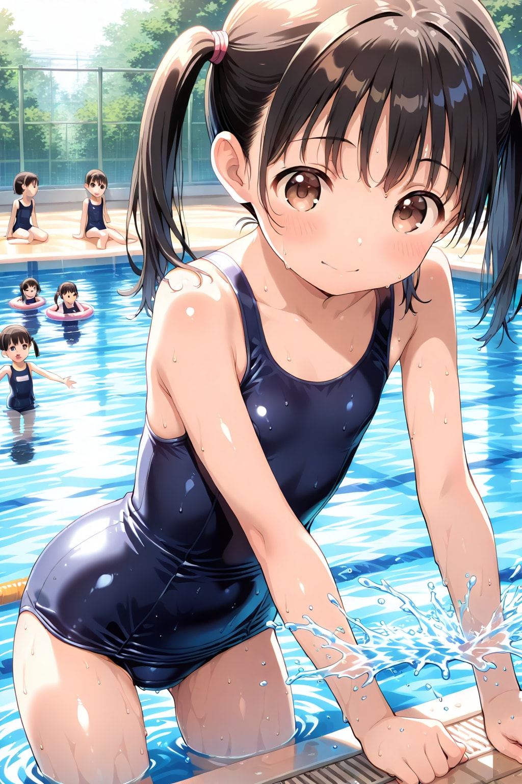 スク水美少女