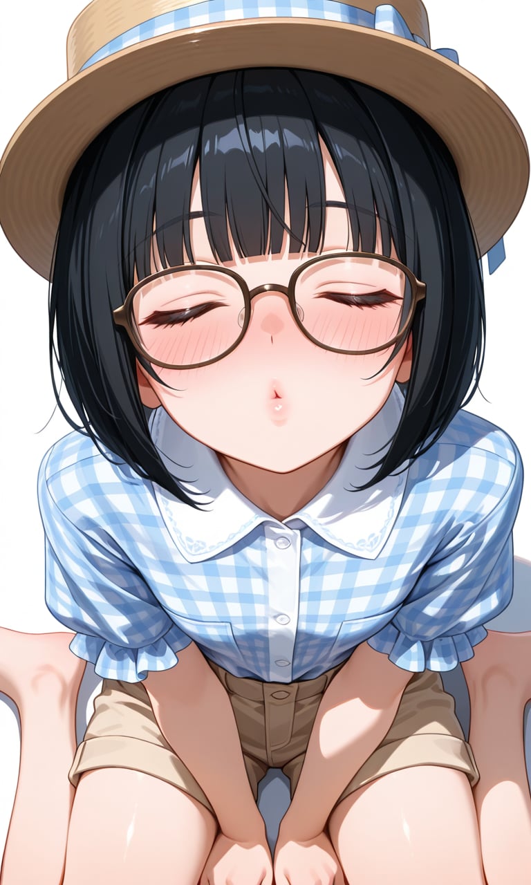 キス待ち彼女に・・・
