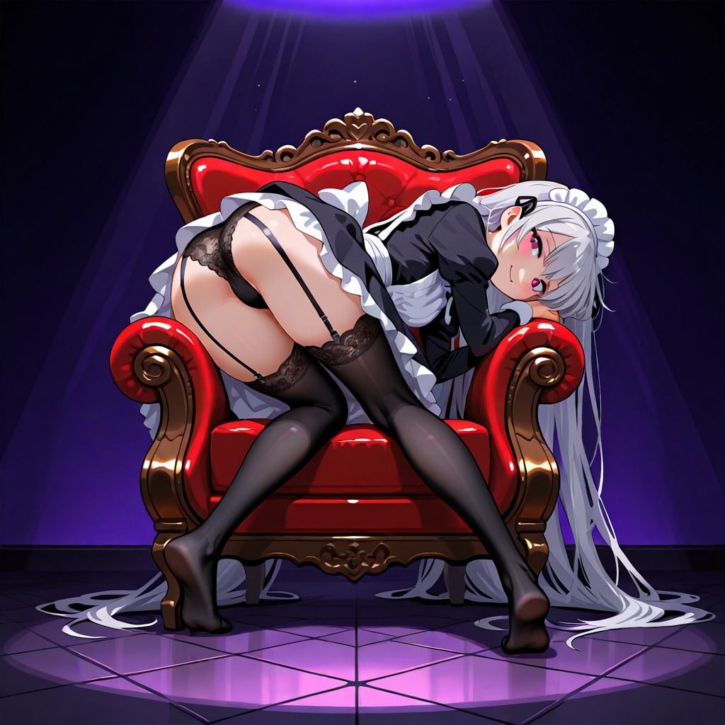 お茶目なメイドさん