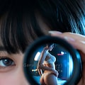 単眼鏡越しの向かいの部屋の着替え 2枚目