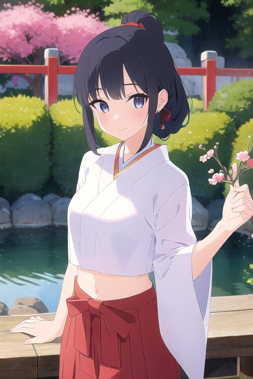 へそ出し袴