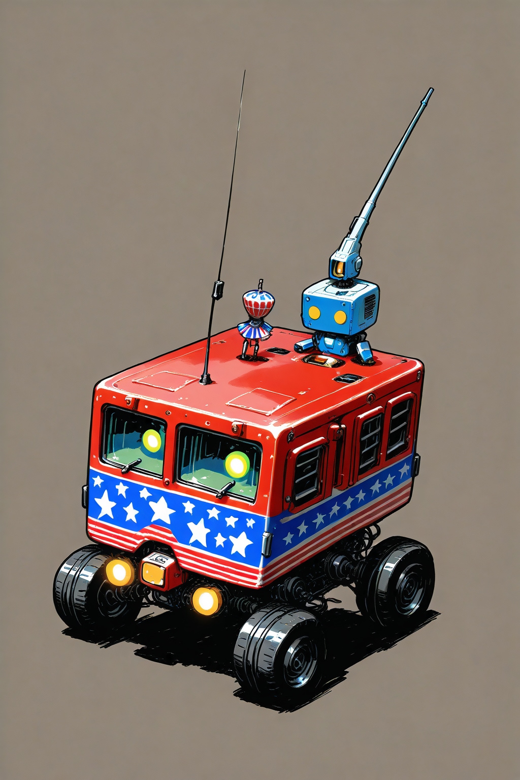 全然違うブリキのロボット