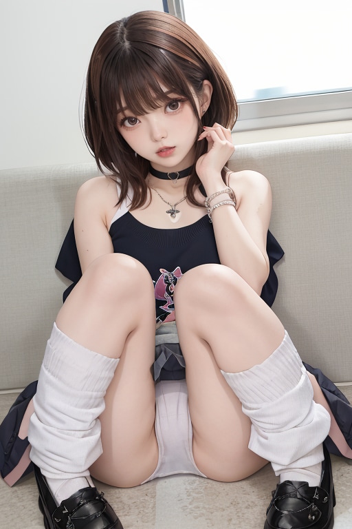 見えてる女子
