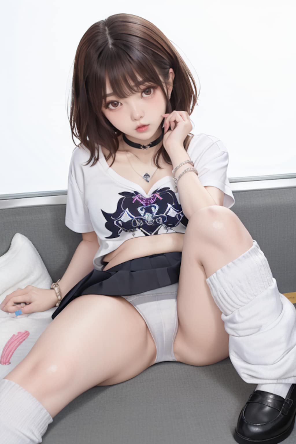 見えてる女子