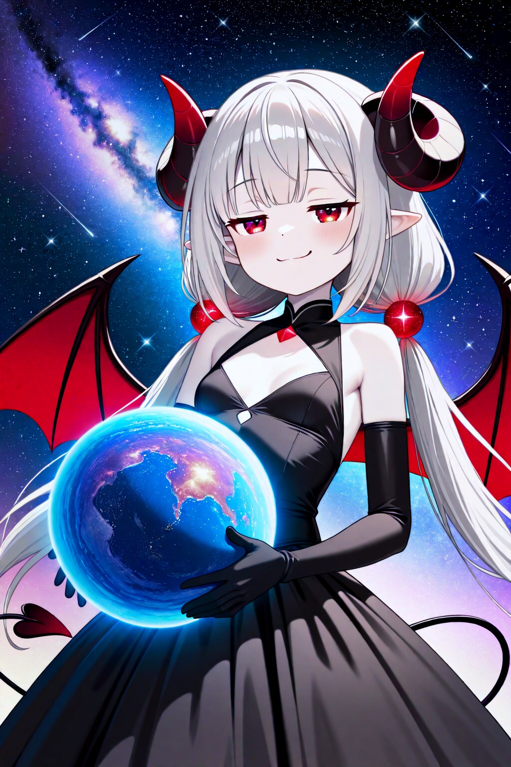 地球を手にしたアイちゃん